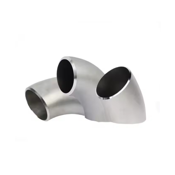 China Factory 90 Degree Butt Welded Rolled Sand Surface Sanitary Stainless Steel Tube Fitting Elbow
